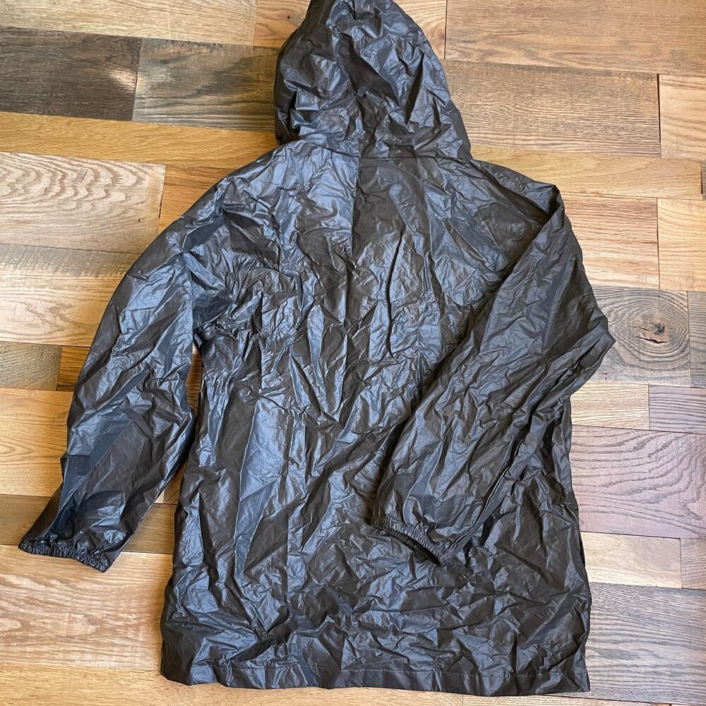 Frogg Toggs Ultra-Lite Rain Jacket Hooded Waterproof Black Youth LG - Picture 7 of 7